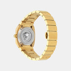 Antares Women Quartz Black Octogonal Dial Analog Stainless Steel Watch VE9E00524