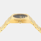 Antares Women Quartz Black Octogonal Dial Analog Stainless Steel Watch VE9E00524