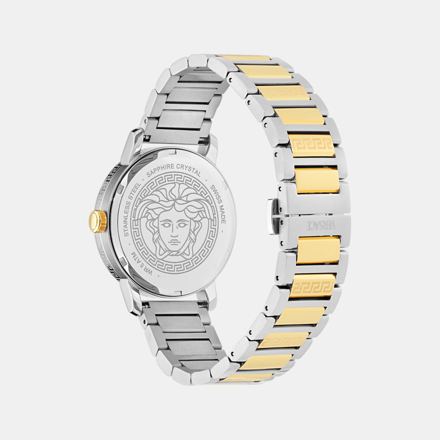 V-Helix Men Quartz Green Dial Analog Stainless Steel Watch VE9G00324