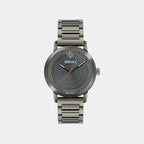 Men Quartz Grey Dial Analog Stainless Steel Watch VE9G00424