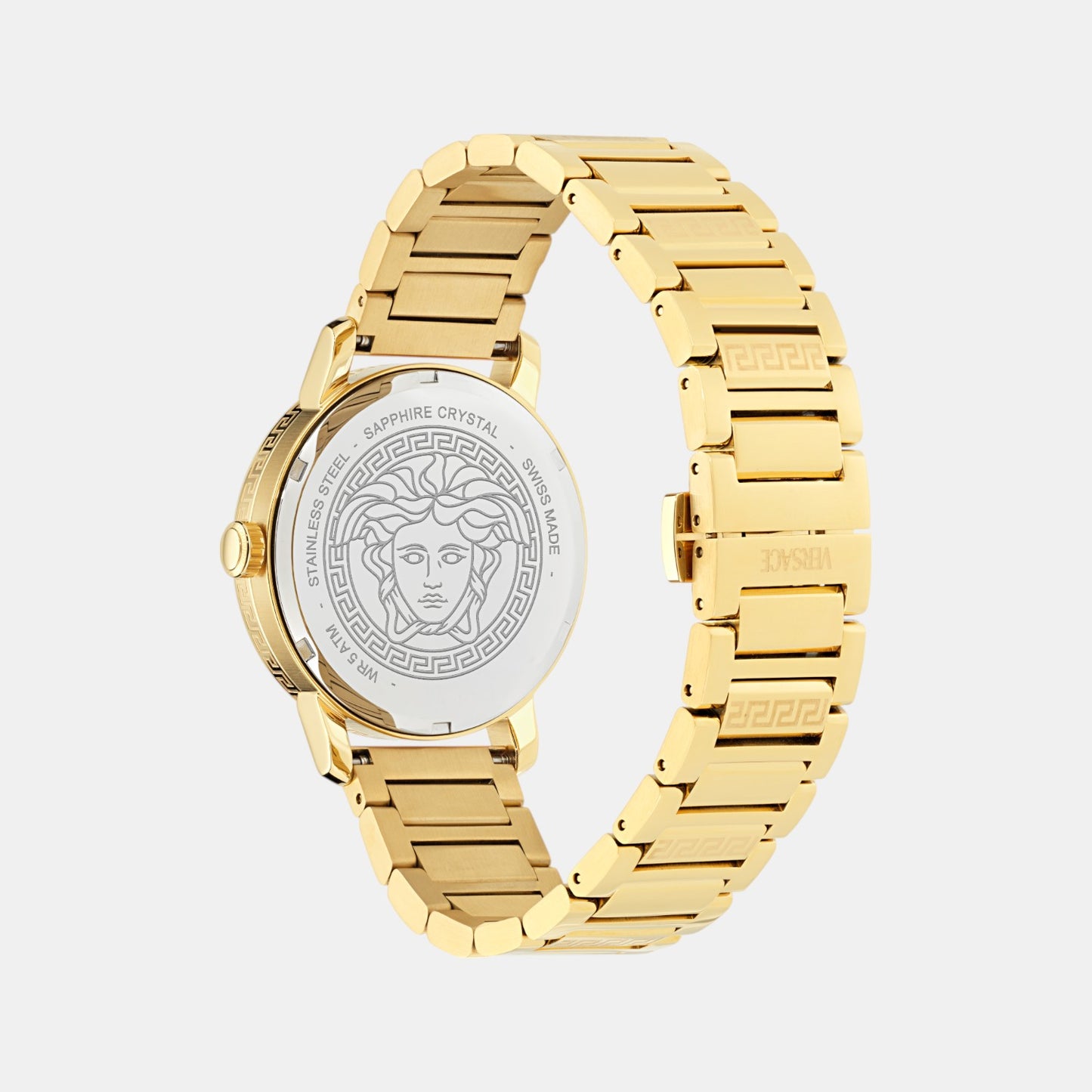 V Helix Men Quartz Black Dial Analog Stainless Steel Watch VE9G00524