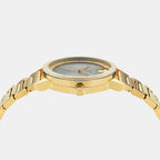 V Helix Men Quartz Black Dial Analog Stainless Steel Watch VE9G00524