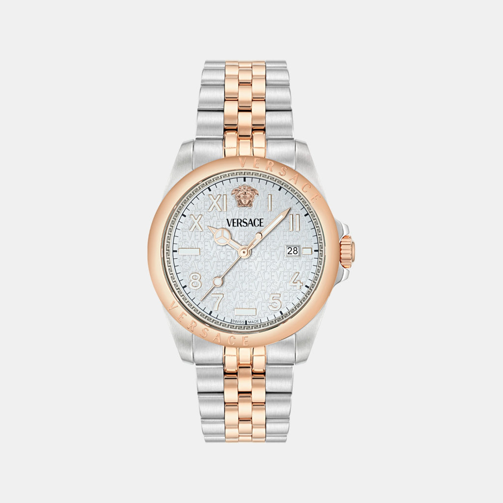 Anteo Men Quartz White Dial Analog Stainless Steel Watch VE9H00424