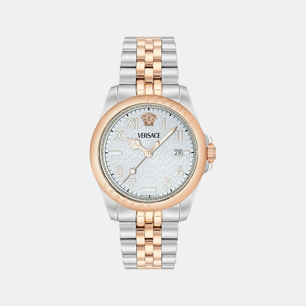 Anteo Men Quartz White Dial Analog Stainless Steel Watch VE9H00424