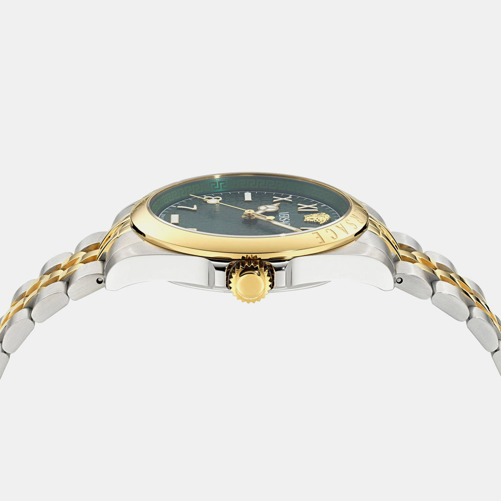 Anteo Men Quartz Green Dial Analog Stainless Steel Watch VE9H00524