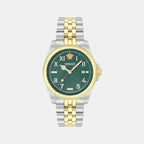 Anteo Men Quartz Green Dial Analog Stainless Steel Watch VE9H00524