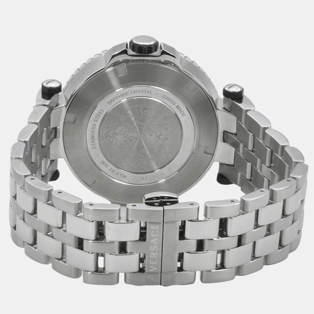 V-Race Men Quartz Green Dial Analog Stainless Steel Watch VEAK00721