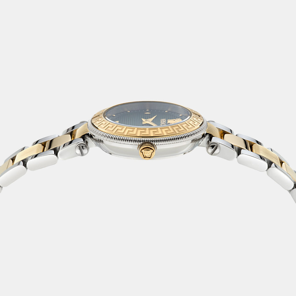 Women Quartz Green Dial Analog Stainless Steel Watch VEBFA0324