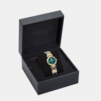 Women Quartz Green Dial Analog Stainless Steel Watch VEBFA0324