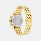 Men Quartz Black Dial Chronograph Stainless Steel Watch VECFA0524