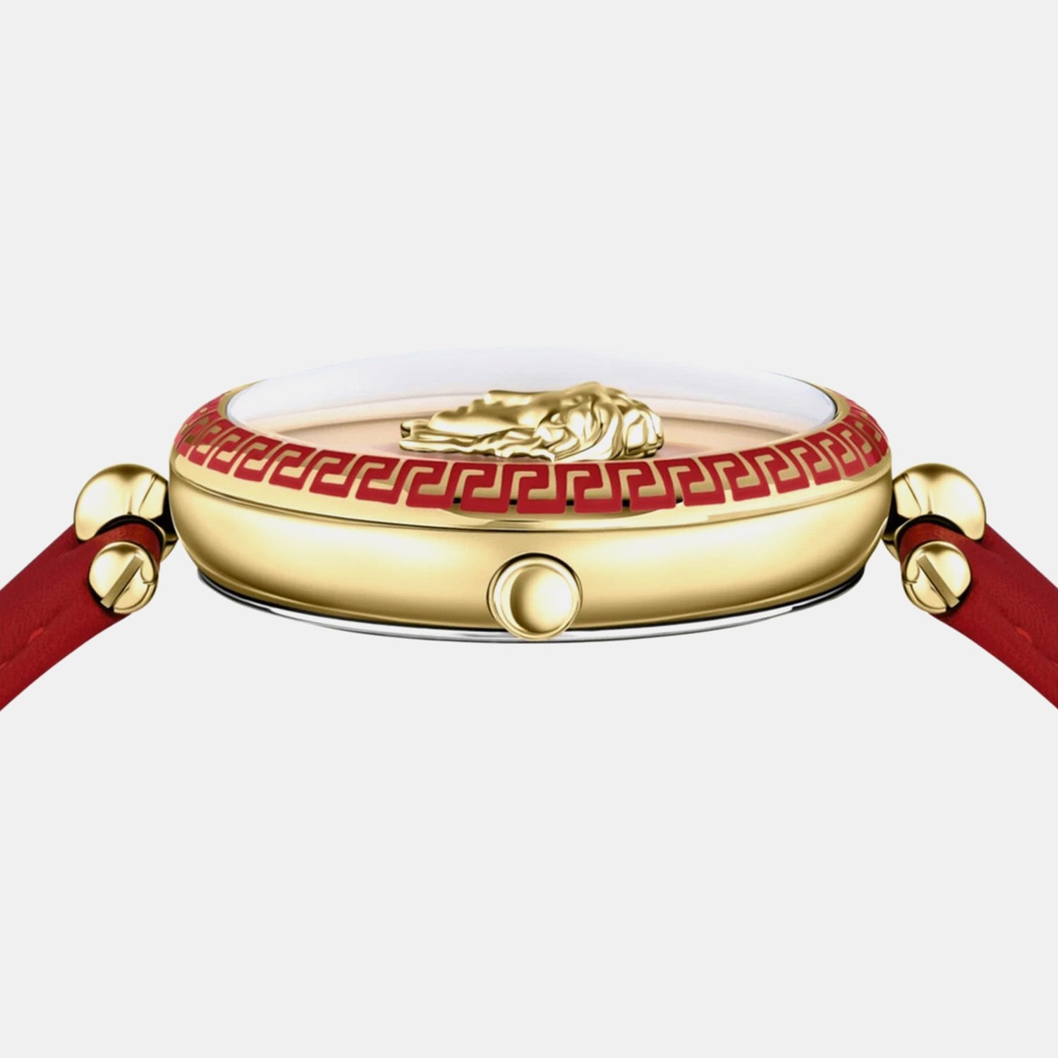 Women Quartz Red Dial Analog Stainless Steel Watch VECO01822