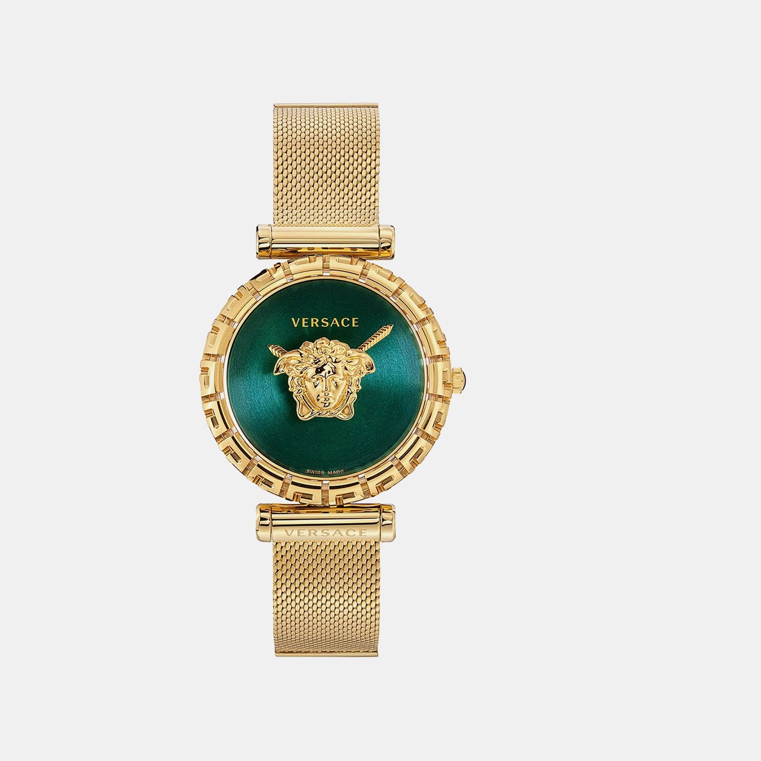 Women Quartz Green Dial Analog Stainless Steel Watch VEDV00819