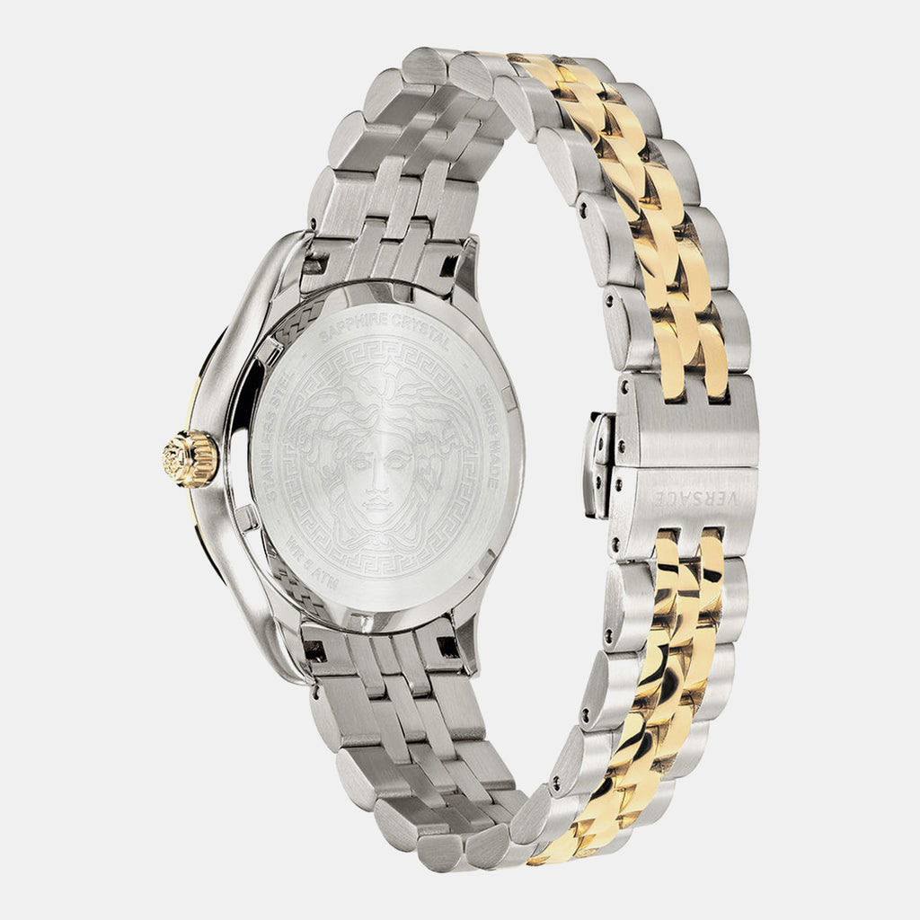 Hellenyium Women Quartz Green Dial Analog Stainless Steel Watch VEHU00420
