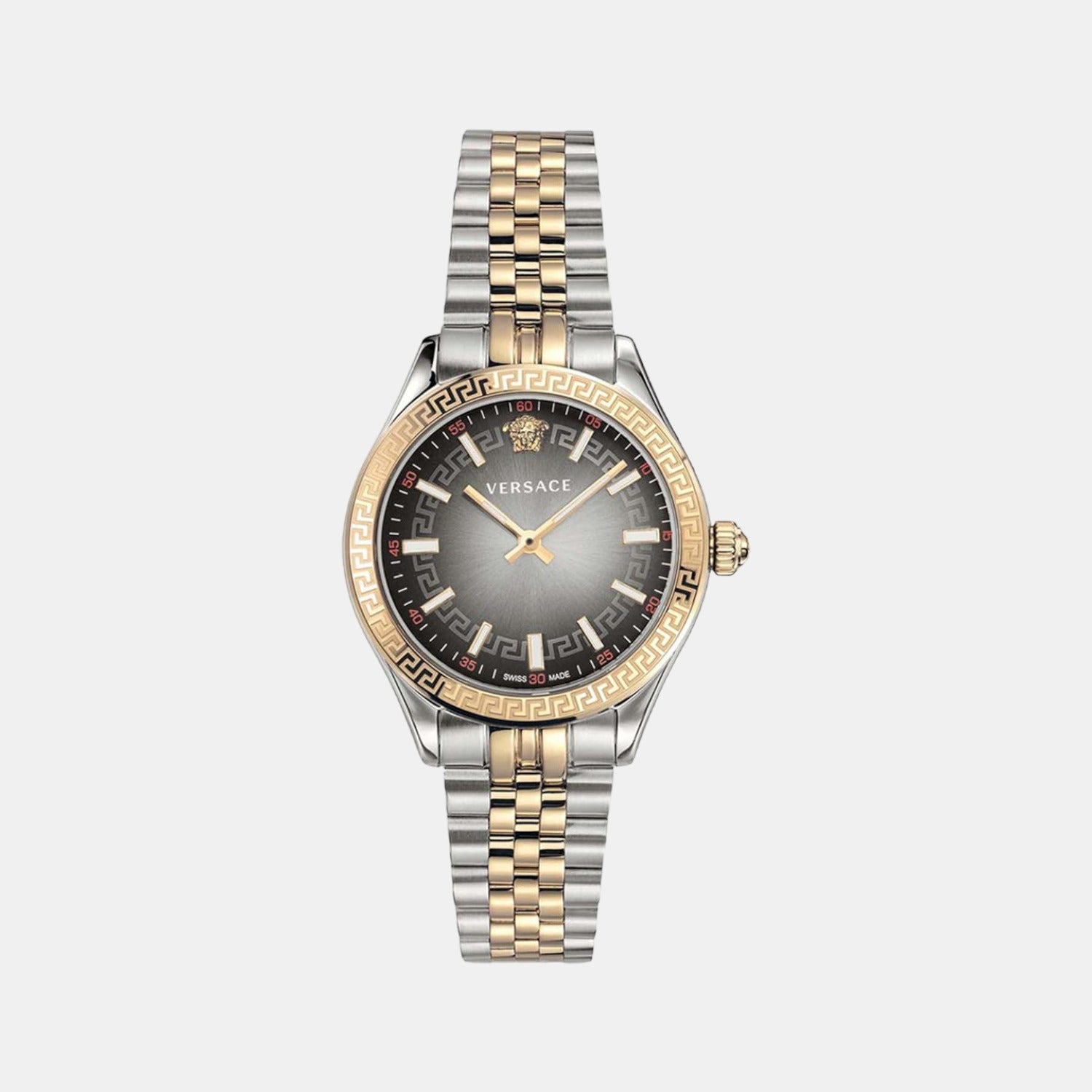 Hellenyium Women Quartz Grey Dial Analog Stainless Steel Watch VEHU00520