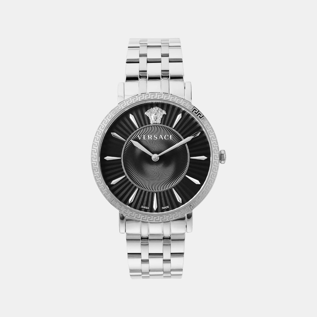V-Eternal Women Quartz Black Dial Analog Stainless Steel Watch VEJL00924