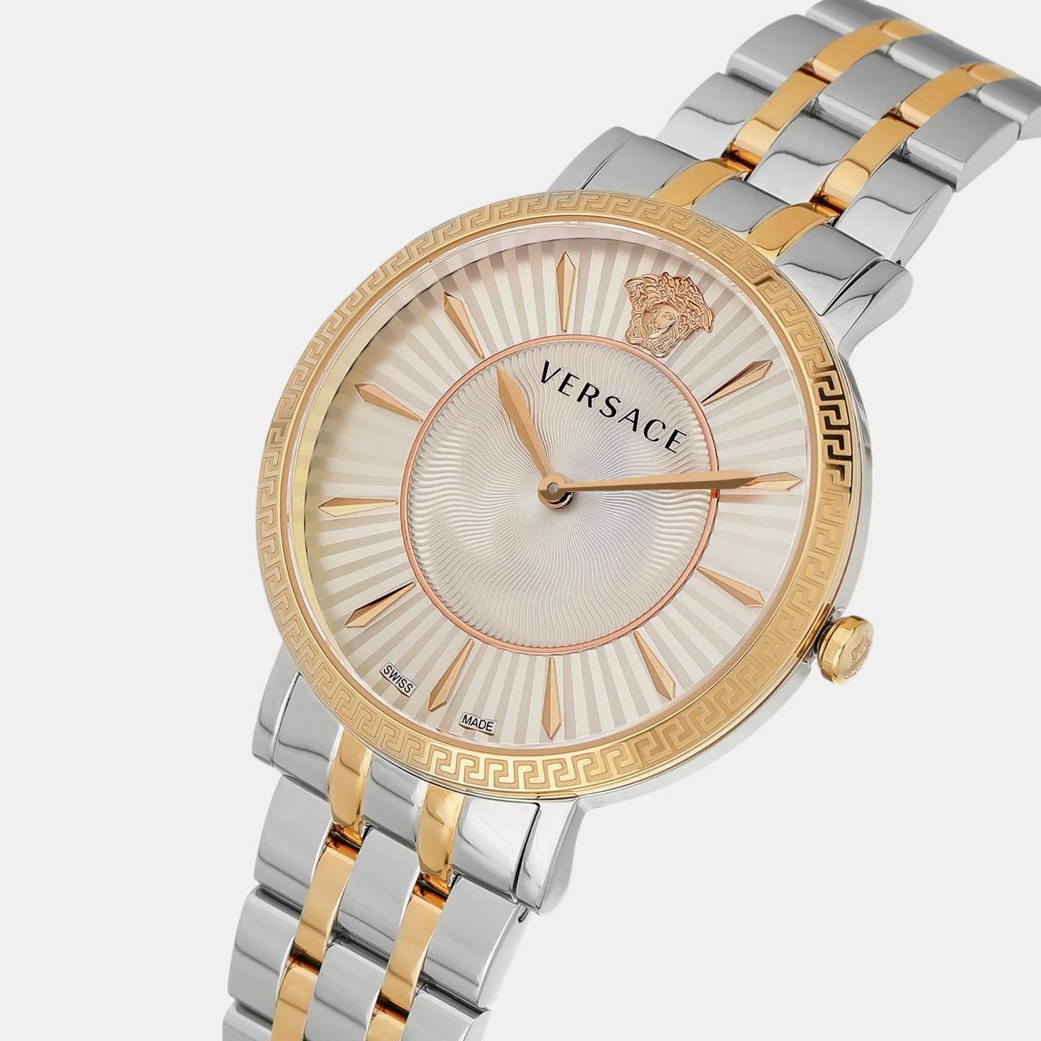 V-Eternal Women Quartz Silver Dial Analog Stainless Steel Watch VEJL01024