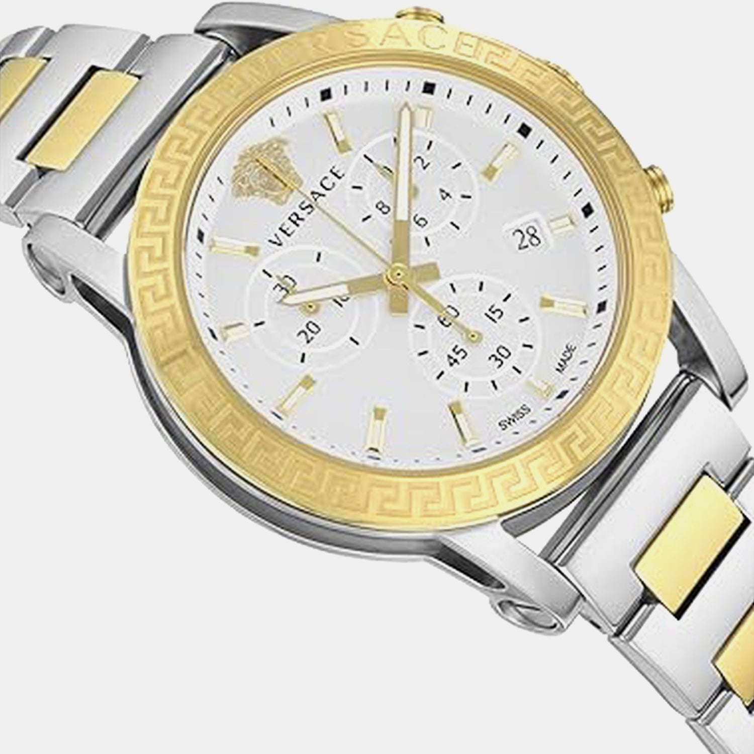 Sport Tch Lady(Wc-Kb) Women Quartz Silver Dial Chronograph Stainless Steel Watch VEKB00622