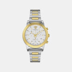 Sport Tch Lady(Wc-Kb) Women Quartz Silver Dial Chronograph Stainless Steel Watch VEKB00622