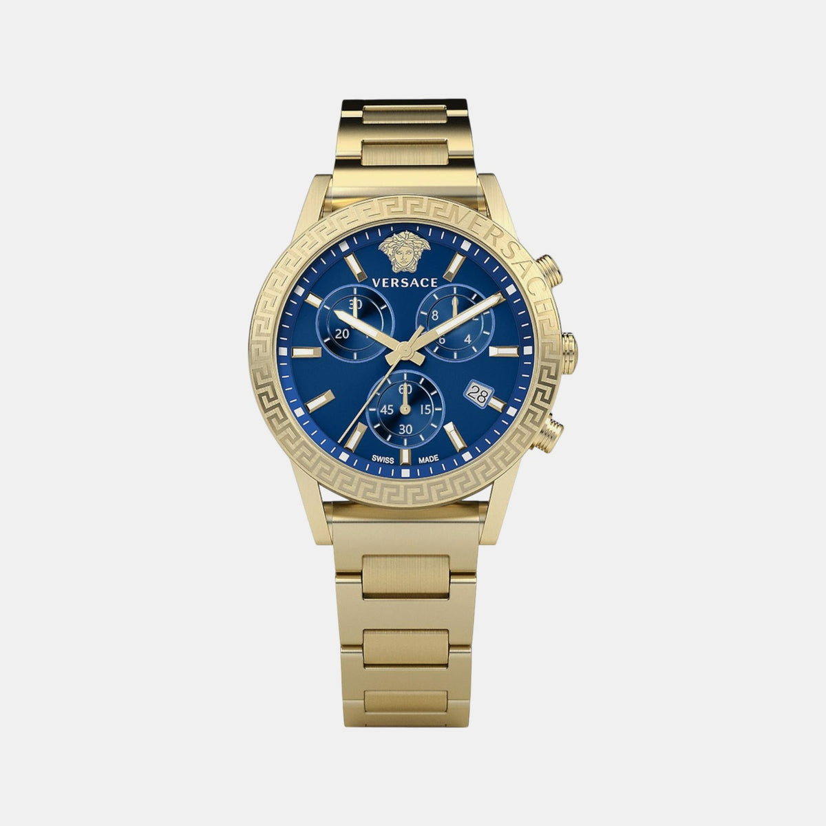 Sport Tch Lady(Wc-Kb) Women Quartz Blue Dial Chronograph Stainless Steel Watch VEKB00722
