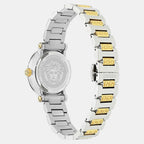 Greca Women Quartz Silver Dial Analog Stainless Steel Watch VEKLA0325