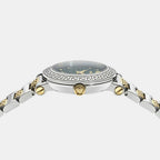 Greca Sphere Petite Women Quartz Green Dial Analog Stainless Steel Watch VEKLA0425