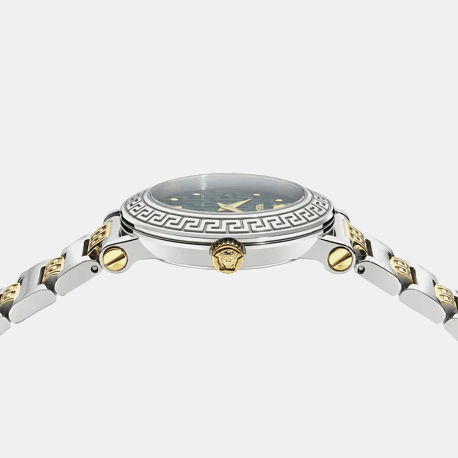 Greca Sphere Petite Women Quartz Green Dial Analog Steel Watch VEKLA0425