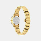 Women Quartz Black Dial Analog Stainless Steel Watch VEKLA0525