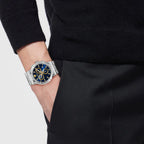 Greca Unisex Quartz Blue Dial Chronograph Stainless Steel Watch VEKMA0225