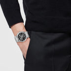 Greca Men Quartz Black Dial Stainless Steel Watch VEKMA0325
