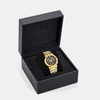 Greca Men Quartz Black Dial Chronograph Stainless Steel Watch VEKMA0625