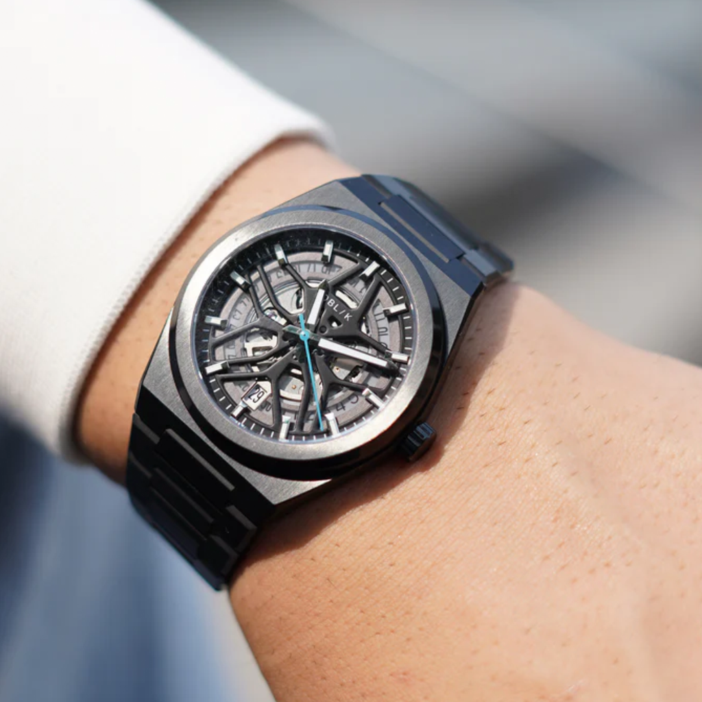 Velocity Men Automatic Black Dial Analog Stainless Steel Watch VELOCITY BLACK