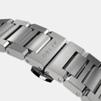 Velocity Men Quartz Two Tone Dial Analog Stainless Steel Watch