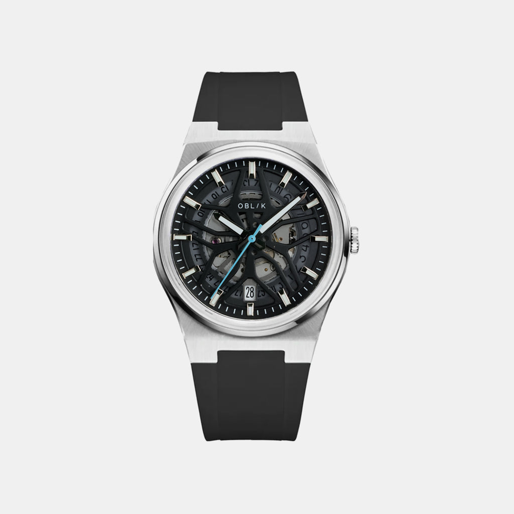 Velocity Men Automatic Black Dial Analog Silicone Watch VELOCITY SPORT STRAP-BD