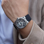 Velocity Men Automatic Silver Dial Analog Silicone Watch VELOCITY SPORT STRAP-SD