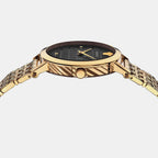 Women Quartz Black Dial Analog Stainless Steel Watch VELV00620