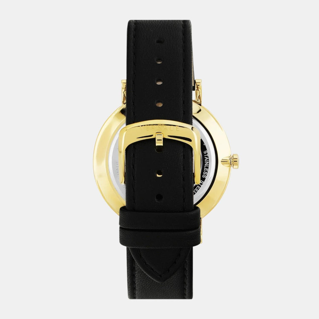 V-Eternal Men Quartz Black Dial Analog Leather Watch VENCA0124