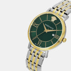V-Eternal Men Quartz Green Dial Analog Stainless Steel Watch VENCA0224