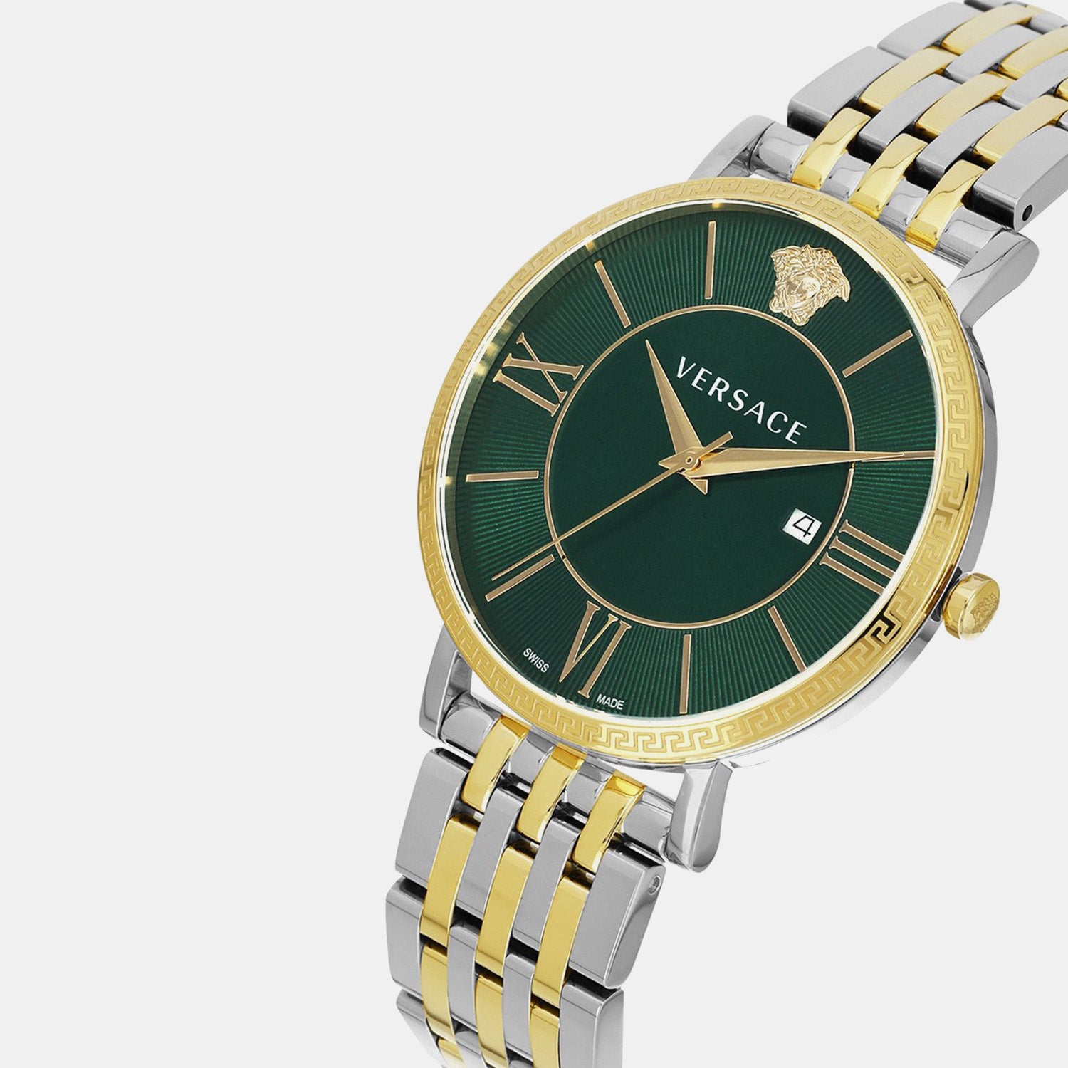 V-Eternal Men Quartz Green Dial Analog Stainless Steel Watch VENCA0224