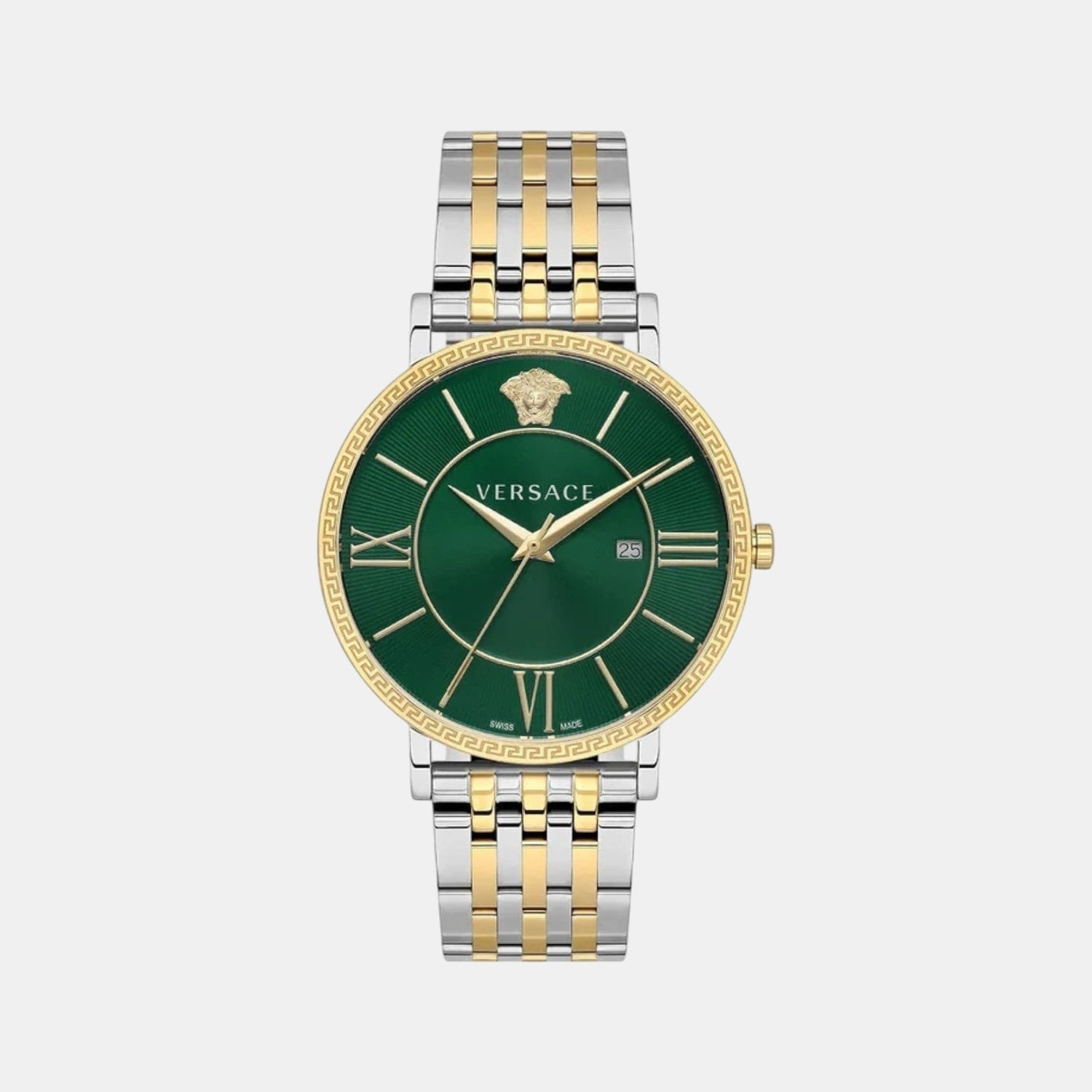 V-Eternal Men Quartz Green Dial Analog Stainless Steel Watch VENCA0224