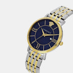 V-Eternal Men Quartz Blue Dial Analog Stainless Steel Watch VENCA0324