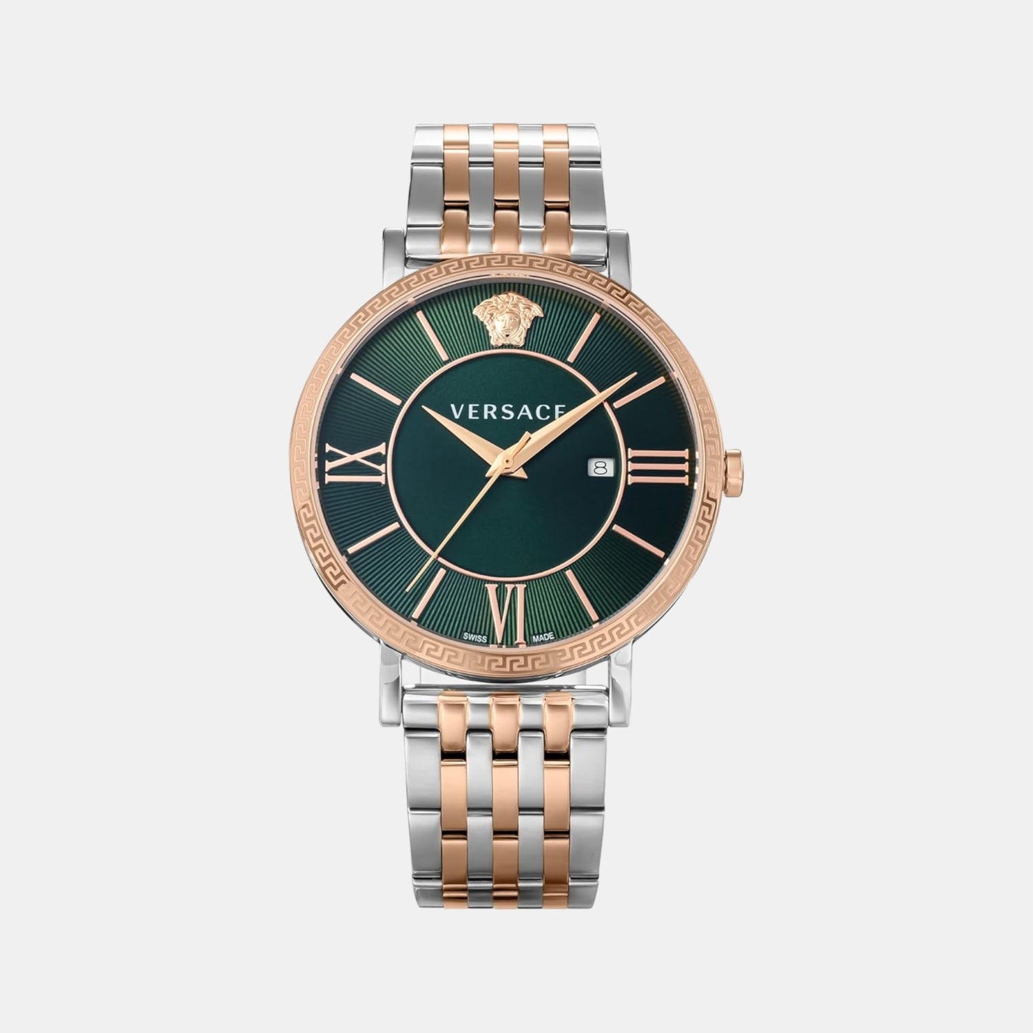 V-Eternal Men Quartz Green Dial Analog Stainless Steel Watch VENCA0424