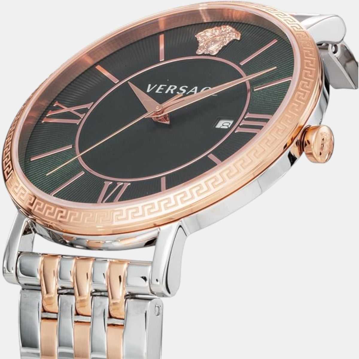 V-Eternal Men Quartz Green Dial Analog Stainless Steel Watch VENCA0424