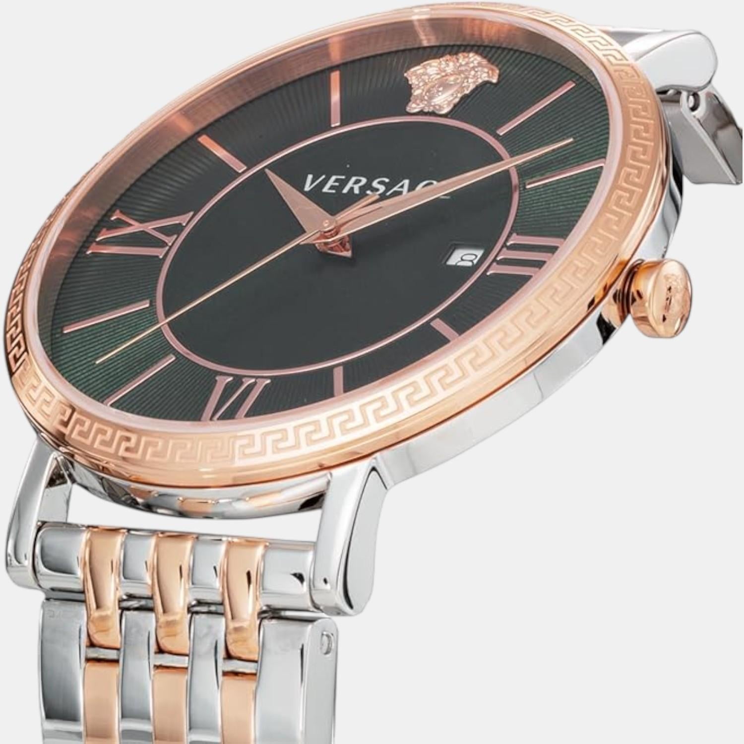 V-Eternal Men Quartz Green Dial Analog Stainless Steel Watch VENCA0424