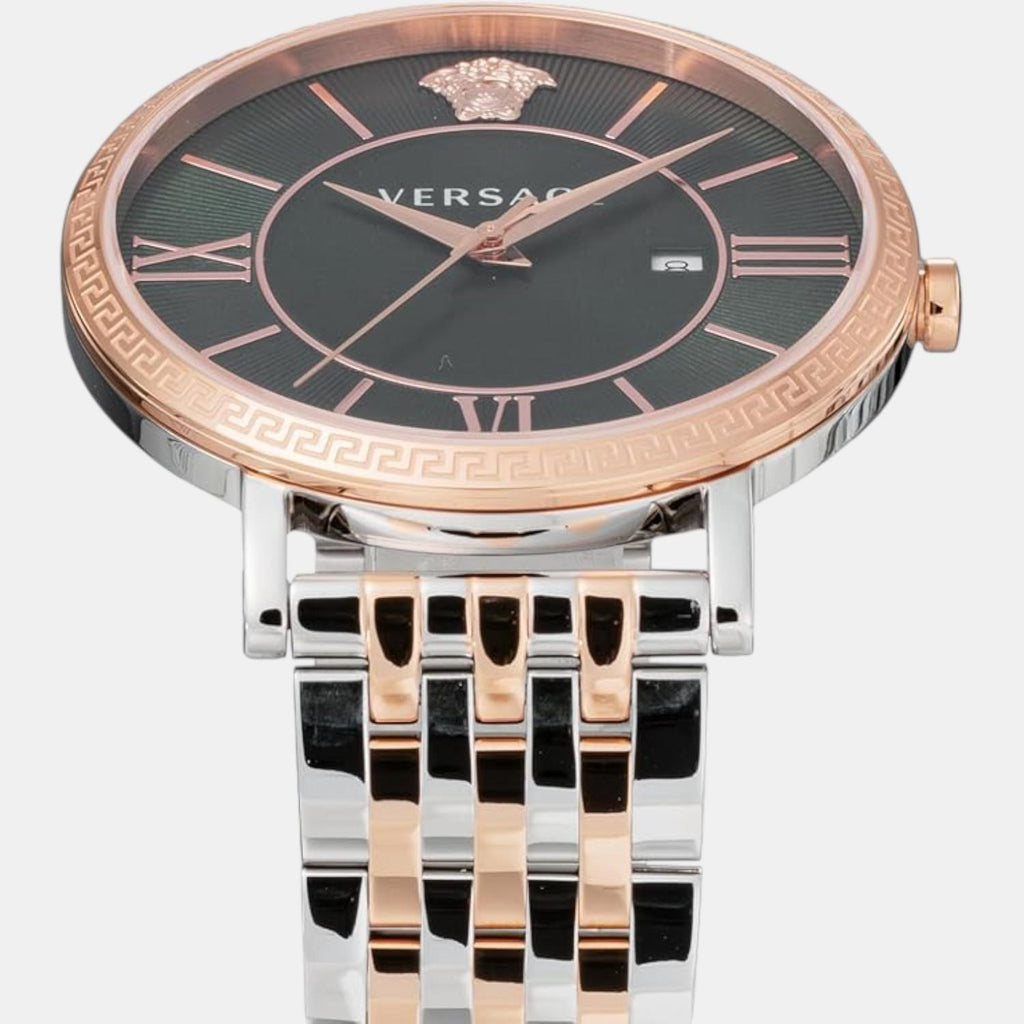 V-Eternal Men Quartz Green Dial Analog Stainless Steel Watch VENCA0424