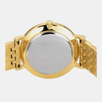 Men Quartz Gold Dial Analog Stainless Steel Watch VENCA0524