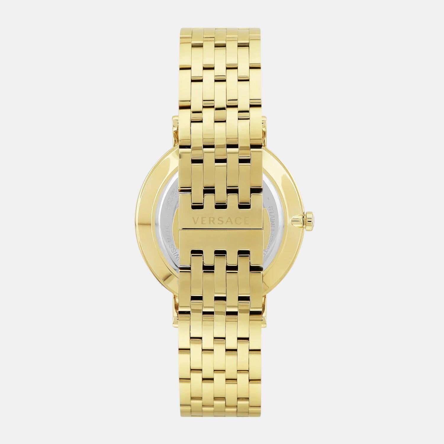 V-Eternal Men Quartz Black Dial Analog Stainless Steel Watch VENCA0624