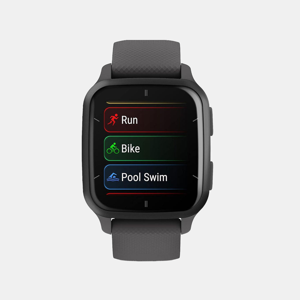 Venu SQ 2 Unisex Black Dial Digital Silicone Watch 010-02701-80