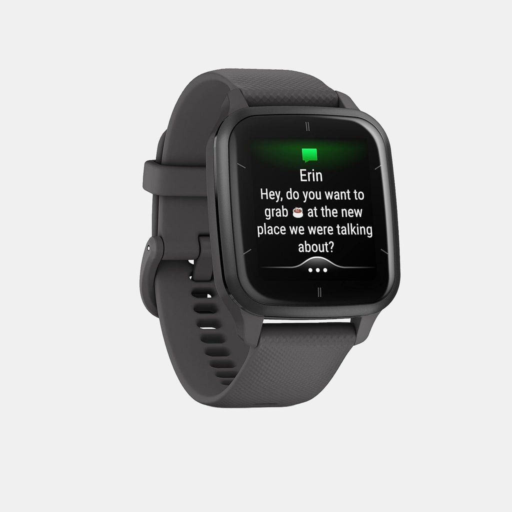 Venu SQ 2 Unisex Black Dial Digital Silicone Watch 010-02701-80