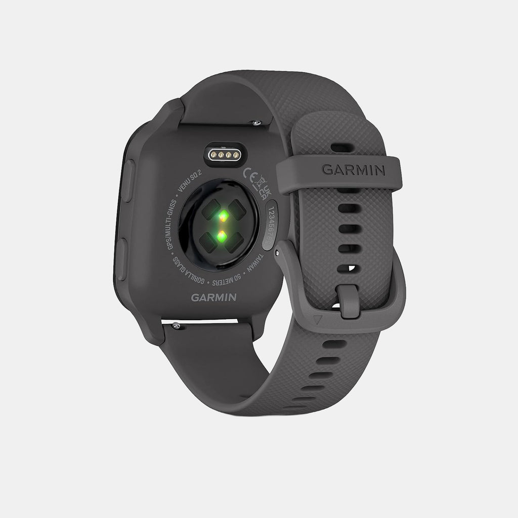 Venu SQ 2 Unisex Black Dial Digital Silicone Watch 010-02701-80