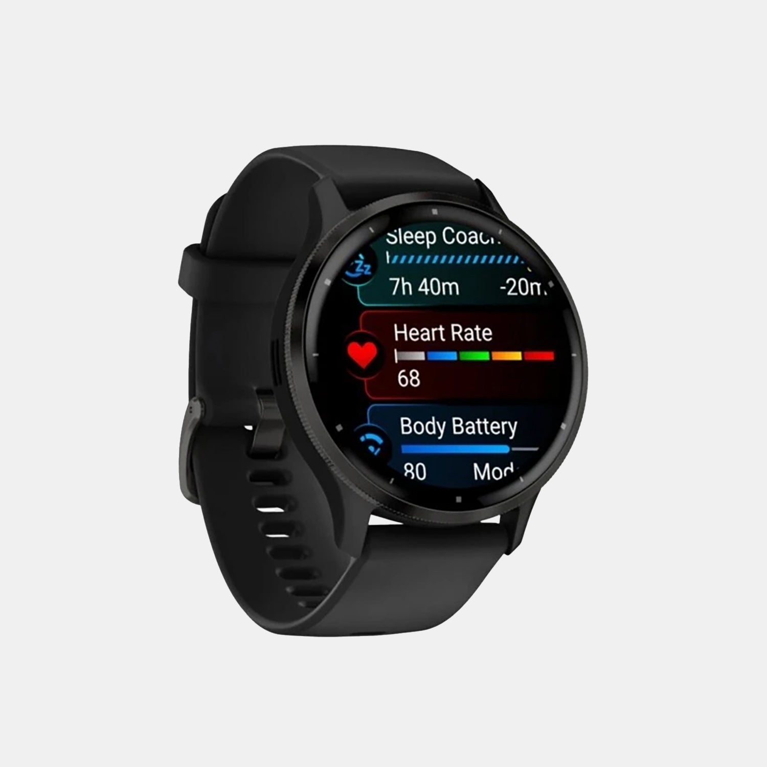 Venu 3 Unisex Quartz Black Dial Amoled Silicone Watch Venu 3 010-02784-01
